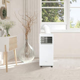 Keystone 8,500 BTU ASHRAE/5,000 BTU DOE 115V Portable Air Conditioner with Dehumidifier and Remote Control, AC for Apartment, Bedroom, Small Rooms up to 200 Square Feet in White