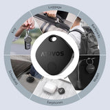 ATUVOS 2026 New Dual System Air Tracker Tag-1 Pack, Compatible with Apple Find My (iOS) & Google Find Hub (Android) [Not for Huawei], Bluetooth Tracker Smart Tag for Keys, Luggage, Backpack, Suitcases