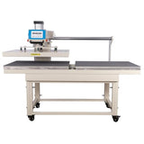 WUMSTOT 24x40 Pneumatic Dual Heat Press Machine, 220V Industrial