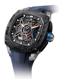 TSAR BOMBA Mens Automatic Watches Luxury Skeleton Mechanical Wristwatch for Men