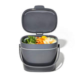 OXO Good Grips EASY-CLEAN COMPOST BIN - CHARCOAL - 1.75 GAL/6.62 L