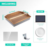 Lap Desk with Cushion,Wooden Bed Tray Table for Eating,Lap Tray in Recliner,Breakfast Tray,