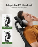 Marsail Ergonomic Mesh Office Chair High Back Desk Chair Adjustable Lumbar Support with Headrest Flip-Up