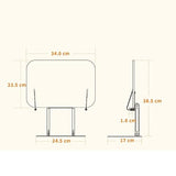 QERTYHJK Laptop Stand Multifunction Read Books Holder air Notebook