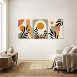 daktenn Boho Wall Art Set of 3 Matisse Wall Art Minimalist Wall Art Abstract Geometric Prints for Bathroom Bedroom Living Room 18"x24"x3 Panels