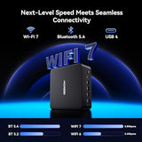 GEEKOM IT13 MAX AI Mini PC 2026, Intel Ultra 9 185H, 24GB LPDDR5 500GB SSD