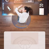 Modern Industrial,Study Writing Table Gaming Desk,Standing Executive Desk PC Laptop Desk