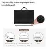Lap Desk with Soft Cushion and Wrist Rest – Portable Laptop Desk for Bed, Couch & Home Office