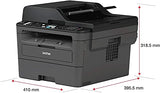 Brother L-2710DW Series Compact Monochrome All-in-One Laser Printer I Print Copy Scan Fax I Wirless I Mobile Printing