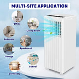 2Pcs 8,000 BTU Portable Air Conditioner, 3-in-1 AC Unit with Dehumidifier & Fan, Cools up to 350 Sq.Ft, Portable AC Unit with Remote Control & 24H Timer, Quiet Operation, Installation Kit, White