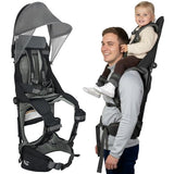 WIPHA Hiking Backpack Carrier, Lightweight Toddler Shoulder Carrier with Sun Shade, Saddle Toddler Backpack for Kids 6 Months to 2 Years Old