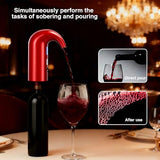 Electric Wine Aerator Dispenser Set – Automatic Wine Decanter & Pourer with LED Display, 200ml Smart Pour Control, Rechargeable Wine Pump