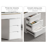 Dongge Wooden Computer Office Desk with Drawers for Home Office