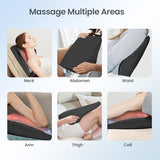 CuPiLo Back and Neck Massager, FSA Eligible HSA Store Massager for Pain Relief Deep Tissue, Heated Massage with Vibration, Massage Pillow for Neck, Back, Shoulder, Leg, Gifts for Women Men