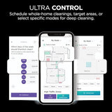 Voice Control Robot Vacuum with Matrix Clean Navigation, Home Mapping, 60-Day Capacity, Self-Empty Base Shark