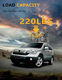 Tuyoung Lockable Roof Rack Cross Bars Compatible with Honda CRV CR-V 2007-2011 EX EX-L LX 2.4L L4, 220lbs Aluminum Heavy Duty Crossbar Roof Rail Rooftop Cargo Luggage Racks Carrier Black Accessories
