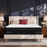 Medium Firm Queen Size Mattress, 14 inch Hybrid Mattress in a Box with Zoned Lumbar Support for Side Sleepers