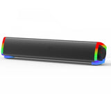 NJJOWRQ RGB Computer Speaker Full-Rang Speakers TF Card AUX Input for PC Laptop Phone