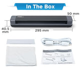 Mobile Scanner S410 Plus - Portable Sheet-Fed Document Scanner - for Windows 7 / 8 / 10 / 11