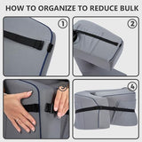 cooloo8 Reading Pillow, Ergonomic Lap Desk, Book Pillow for Reading in Bed, Arm Rest for Couch