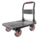Upgraded Foldable Push Cart Dolly,560 lbs. Capacity Moving Platform Hand Truck