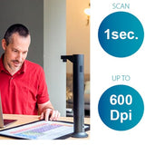 Desk Scanner Document Camera a3 Scanner- v7Bus : 4K UltraHD | 24MP | 600dpi | visualizer | Library Scanner | Portable Scanne