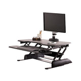 VariDesk Essential 36 - Two-Tier Standing Desk Converter for Monitor & Accessories