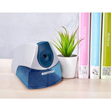 Bostitch Office Electric Pencil Sharpener, Heavy Duty Powerful Stall-Free Motor, High Capacity Shavings Tray, for Office or Classroom, Blue