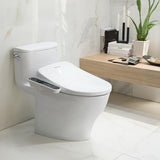 Bidet for Toilet, Adjustable Warm Seat, Air Dryer, Warm Water & Pressure Barumi