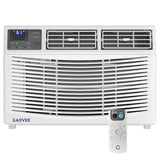 Garvee 8000 BTU Window Air Conditioner Unit with Remote Control, Cools Rooms Up to 350 Sq ft, 3 Cooling & Fan Speeds Quiet Operation, Digital Display, Easy Install Kit, for Bedroom, Office