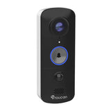 TOUCAN Wireless Video Doorbell V3D – Battery Powered Smart Doorbell Camera, HD Wide Angle, Motion Detection, 2-Way Audio, Night Vision, Easy Install, No Subscription Required, (No Chime)