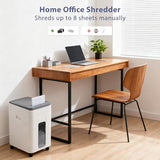 Heavy Duty Paper Shredder: 400-Sheet Auto Feed P5 Micro-Cut Document Credit Card Shredding