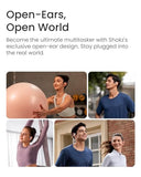 OpenFit Air - Open-Ear Headphones, True Wireless Earbuds, Water Resistant, Secure Earhooks for Daily Use