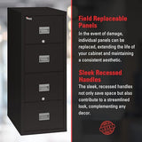 FireKing Patriot Vertical 4 Drawer Fire Rated File Cabinet