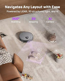 3i P10 Ultra Robot Vacuum and Mop Combo, 18000Pa Suction, 140℉ Hot Water Self-Cleaning