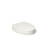 KOHLER 25875-47 Hyten® Elevated Quiet-Close™ elongated toilet seat, Almond