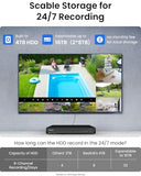 REOLINK 16CH 4K Security Dome Camera System with 4TB HDD RLK16-800D8