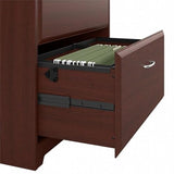 Bush Home Cabot 2 Drawer Lateral File Cabinet in Harvest Cherry, Home Office Chest for Letter