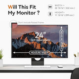 24 Inch Computer Privacy Screen for 16:9 Aspect Ratio Widescreen Monitor