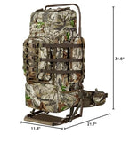 TIDEWE Hunting Backpack 5500cu with Frame and Rain Cover for Bow/Rifle/Pistol (Next Camo G2) TIDEWE