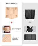 FeelinGirl Womens' Waist Trainer Tummy Control Waist Cincher Trimmer Belt with Hooks Steel Bones Slim Body Shaper Skin
