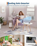 12000 BTU Window Air Conditioner with WiFi, Window AC Unit Cools Up to 550 Sq. Ft., Energy Saving with Remote & App Control & Timer Function, Perfect for Medium Rooms, Living Room, Office