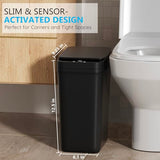 3Pack Bathroom Small Trash Can with Lid, 2.6 Gallon Touchless Automatic Garbage Can