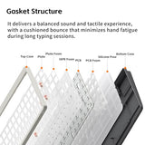 nuphy Node100 Wireless Mechanical Keyboard, Hot Swappable Custom Low Profile Keyboard