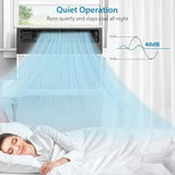 8000 BTU Window Air Conditioner,115V Window AC Units with Cool and Fan Functions,Quiet Operation with wifi and Remote Control,3 Cooling & Fan Speeds