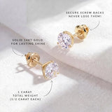 Privosa - Lab Grown Diamond Stud Earrings