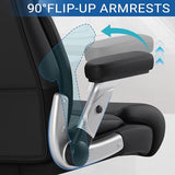 Furmax Heavy Duty Office Chair 500lbs, Big and Tall Gaming Chair with Adjustable Lumbar Support, Ergonomic High Back Computer Chair