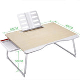 Portable Folding Laptop Bed Table, Adjustable Breakfast Tray, Ergonomic Lap Desk for Couch, Recliner, and Soft Surfaces