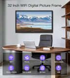 Uhale 32 Inch Extra Large Digital Picture Frame with 64GB, Remote Control