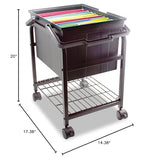 Advantus Heavy Duty File Shuttle Cart